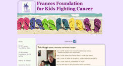 Desktop Screenshot of francesfoundation.net